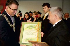 Nagroda Prezydenta Zielonaj Góry dla Z. Rotkiewicza absolwenta Wydziału - 2012r